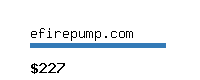 efirepump.com Website value calculator