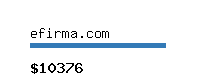 efirma.com Website value calculator