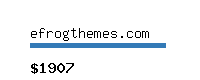 efrogthemes.com Website value calculator