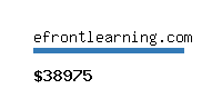 efrontlearning.com Website value calculator