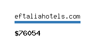 eftaliahotels.com Website value calculator