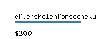 efterskolenforscenekunst.dk Website value calculator