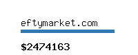 eftymarket.com Website value calculator