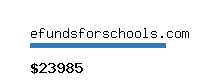 efundsforschools.com Website value calculator