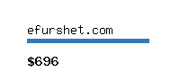 efurshet.com Website value calculator