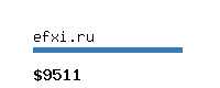 efxi.ru Website value calculator