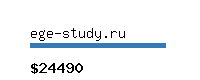 ege-study.ru Website value calculator