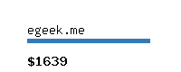 egeek.me Website value calculator