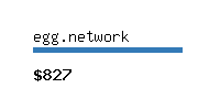 egg.network Website value calculator