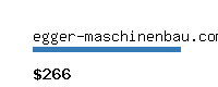 egger-maschinenbau.com Website value calculator