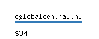 eglobalcentral.nl Website value calculator