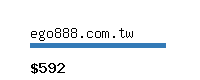 ego888.com.tw Website value calculator