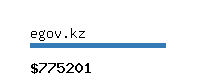 egov.kz Website value calculator