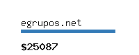 egrupos.net Website value calculator