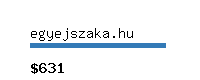 egyejszaka.hu Website value calculator