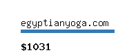 egyptianyoga.com Website value calculator