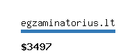 egzaminatorius.lt Website value calculator