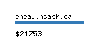 ehealthsask.ca Website value calculator