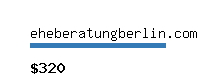 eheberatungberlin.com Website value calculator