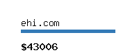 ehi.com Website value calculator