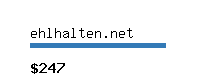 ehlhalten.net Website value calculator