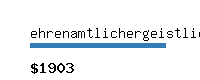 ehrenamtlichergeistlicher.org Website value calculator