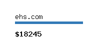 ehs.com Website value calculator