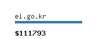 ei.go.kr Website value calculator