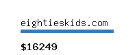 eightieskids.com Website value calculator