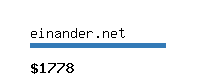 einander.net Website value calculator