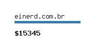 einerd.com.br Website value calculator