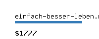 einfach-besser-leben.net Website value calculator