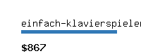 einfach-klavierspielen.eu Website value calculator