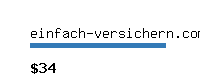 einfach-versichern.com Website value calculator