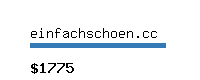 einfachschoen.cc Website value calculator