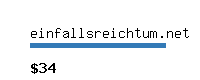 einfallsreichtum.net Website value calculator