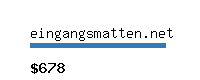 eingangsmatten.net Website value calculator