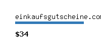 einkaufsgutscheine.com Website value calculator