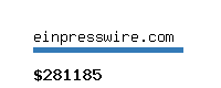 einpresswire.com Website value calculator