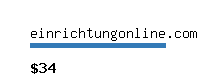 einrichtungonline.com Website value calculator