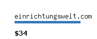 einrichtungswelt.com Website value calculator