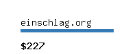 einschlag.org Website value calculator