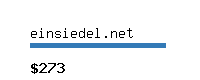 einsiedel.net Website value calculator