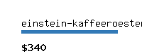 einstein-kaffeeroesterei.com Website value calculator