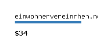 einwohnervereinrhen.net Website value calculator