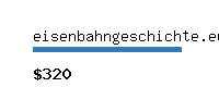 eisenbahngeschichte.eu Website value calculator