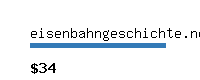 eisenbahngeschichte.net Website value calculator