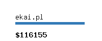 ekai.pl Website value calculator