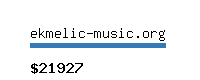 ekmelic-music.org Website value calculator