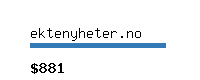 ektenyheter.no Website value calculator